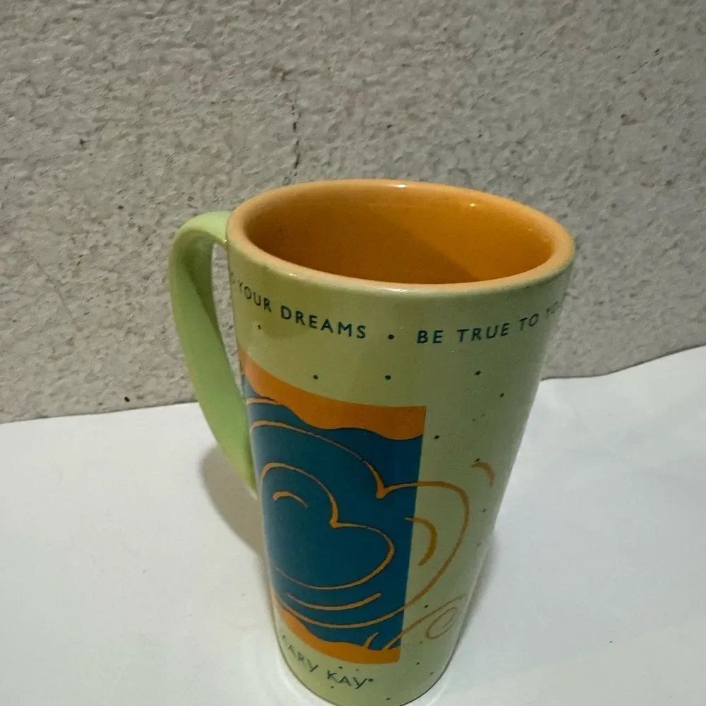 Mary Kay Mug Tall Green Heart Be True to your dreams